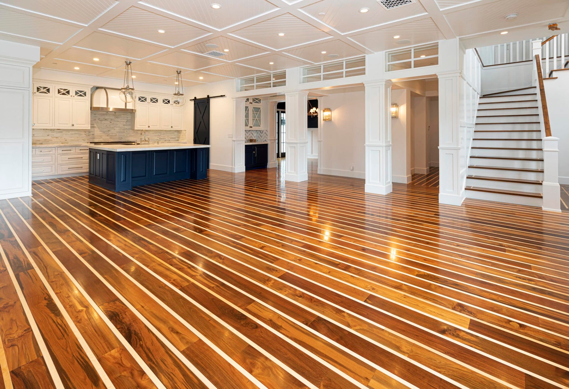 Teak and Holly Flooring